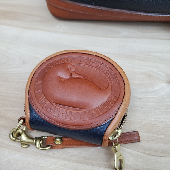 Dooney & Bourke Navy Doctors Bag & Logo Coin Purse - Picture 3 of 16